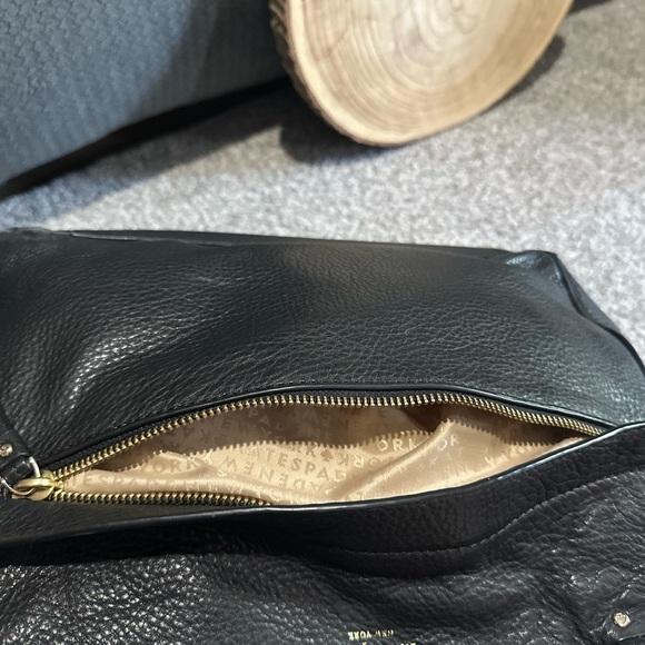 Kate Spade Grant Park Shelby Black Pebbled Leather Tote Purse AS IS - Picture 8 of 16